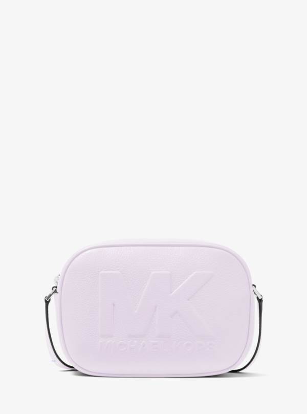 Damske Spojková Taška Michael Kors Jet Set Travel Medium Logo Embossed Pebbled Leather Svetlo Ruzove - Kabelky Michael Kors Akcia | LPHYR-3745